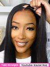 Silky Straight Collection Kinky Straight Straight Wig
